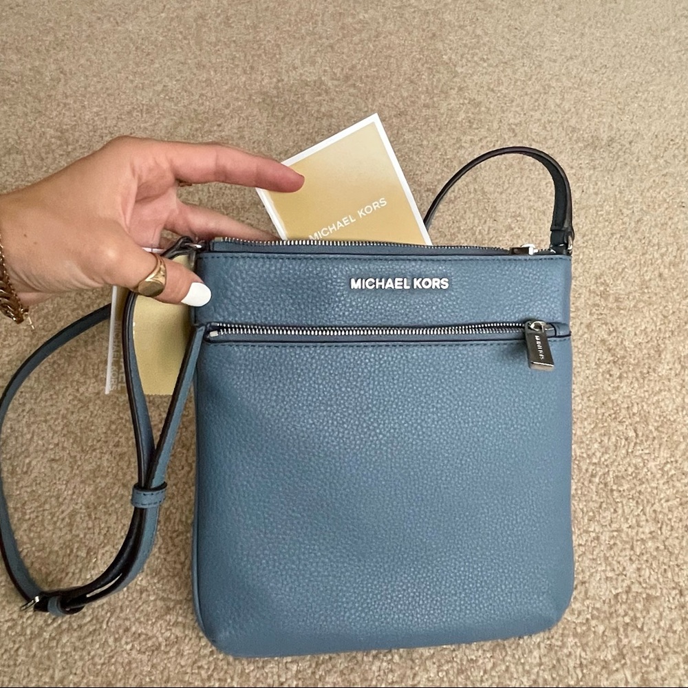NWT Michael Kors Pebble Leather Crossbody Bag